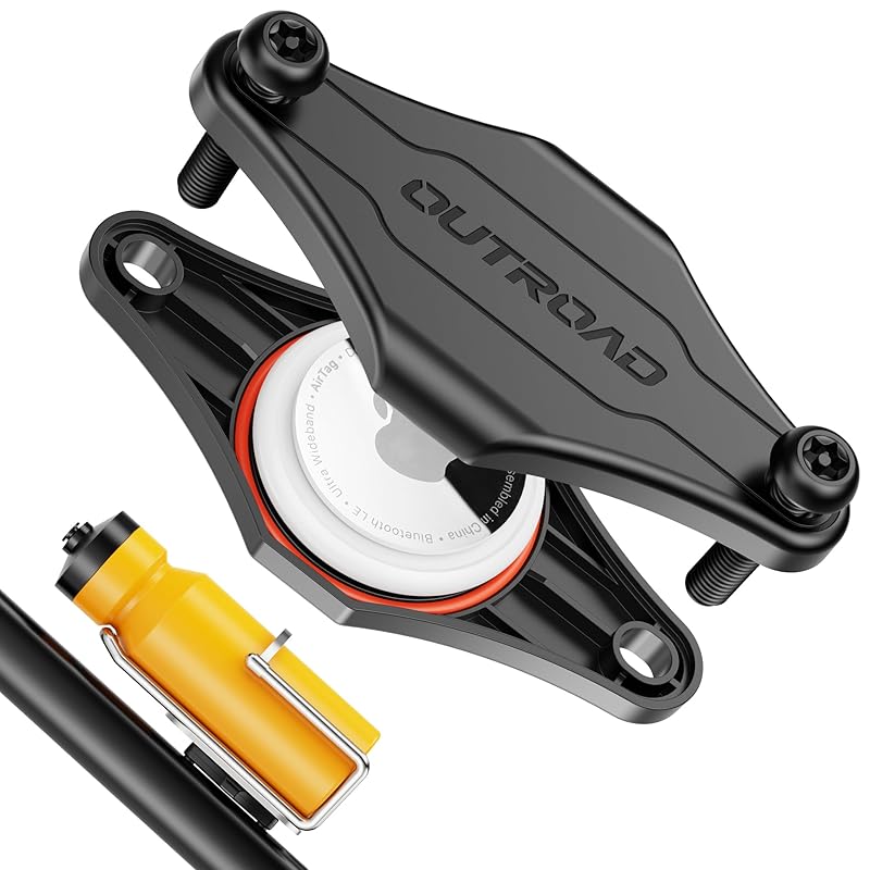 Waterproof AirTag cycle carrier, hidden under bottle cage, black security screw, anti-theft, hidden security (black)
Waterproof AirTag cycle carrier, hidden under bottle cage, black security screw, anti-theft, hidden security (black)