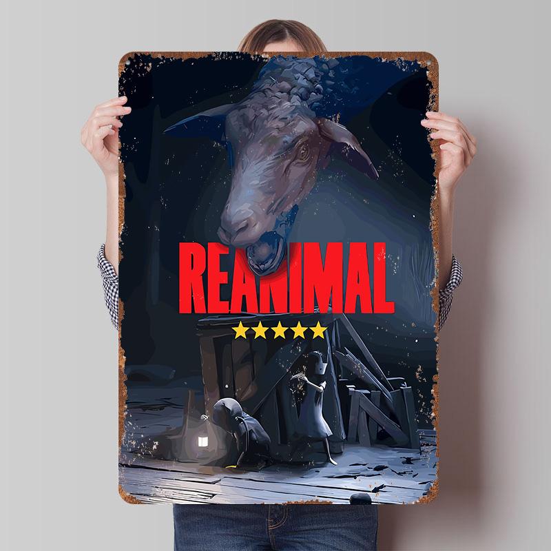 Reanimal Game Printed Poster Customized Wall Art Retro Vintage Metal Tin Signs for Aesthetic Room Decor Men Home Decorations 7.9x11.8In(20x30cm)
Reanimal Game Printed Poster Customized Wall Art Retro Vintage Metal Tin Signs for Aesthetic Room Decor Men Home Decorations 7.9x11.8In(20x30cm)