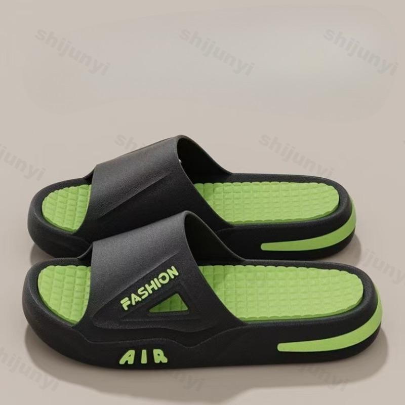 Модные мужские шлепанцы с открытым носком, нескользящие тапочки для ванной, домашняя обувь, толстая мягкая подошва, дышащие, удобные, на плоской платформе, домашние тапочки 44-45 чёрный
Модные мужские шлепанцы с открытым носком, нескользящие тапочки для ванной, домашняя обувь, толстая мягкая подошва, дышащие, удобные, на плоской платформе, домашние тапочки 44-45 чёрный