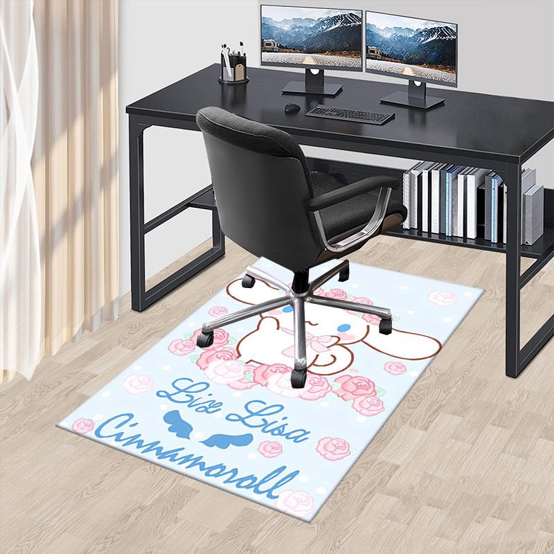 Anime Cartoon Design Cinnamoroll Chair Mat Non-Slip Carpet for Office Home Decoration Living Room Bedroom Game Room Dormitory.E002 60cm by 90cm
Anime Cartoon Design Cinnamoroll Chair Mat Non-Slip Carpet for Office Home Decoration Living Room Bedroom Game Room Dormitory.E002 60cm by 90cm