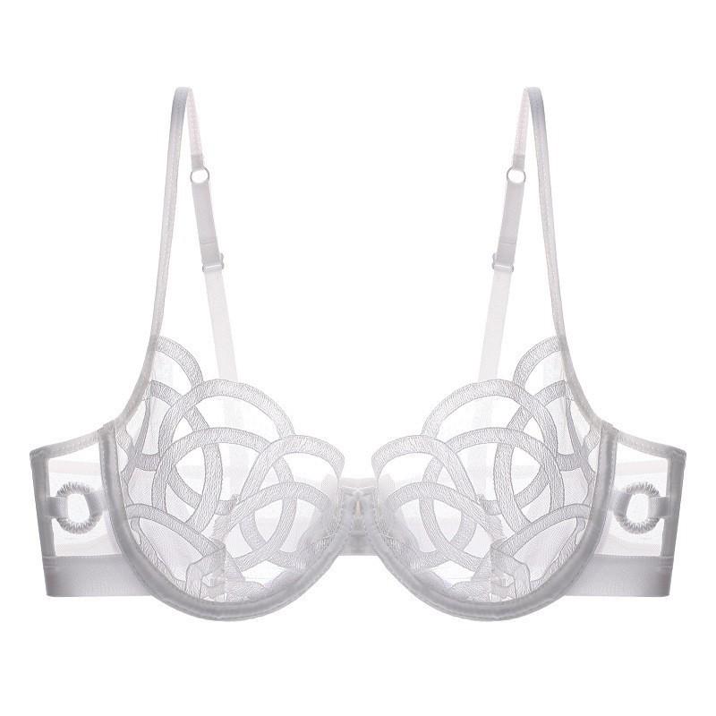 French underwear women s sexy ultra-thin mesh lace large size underwear large chest small anti-sagging upper support gathering bra S білий
French underwear women s sexy ultra-thin mesh lace large size underwear large chest small anti-sagging upper support gathering bra S білий