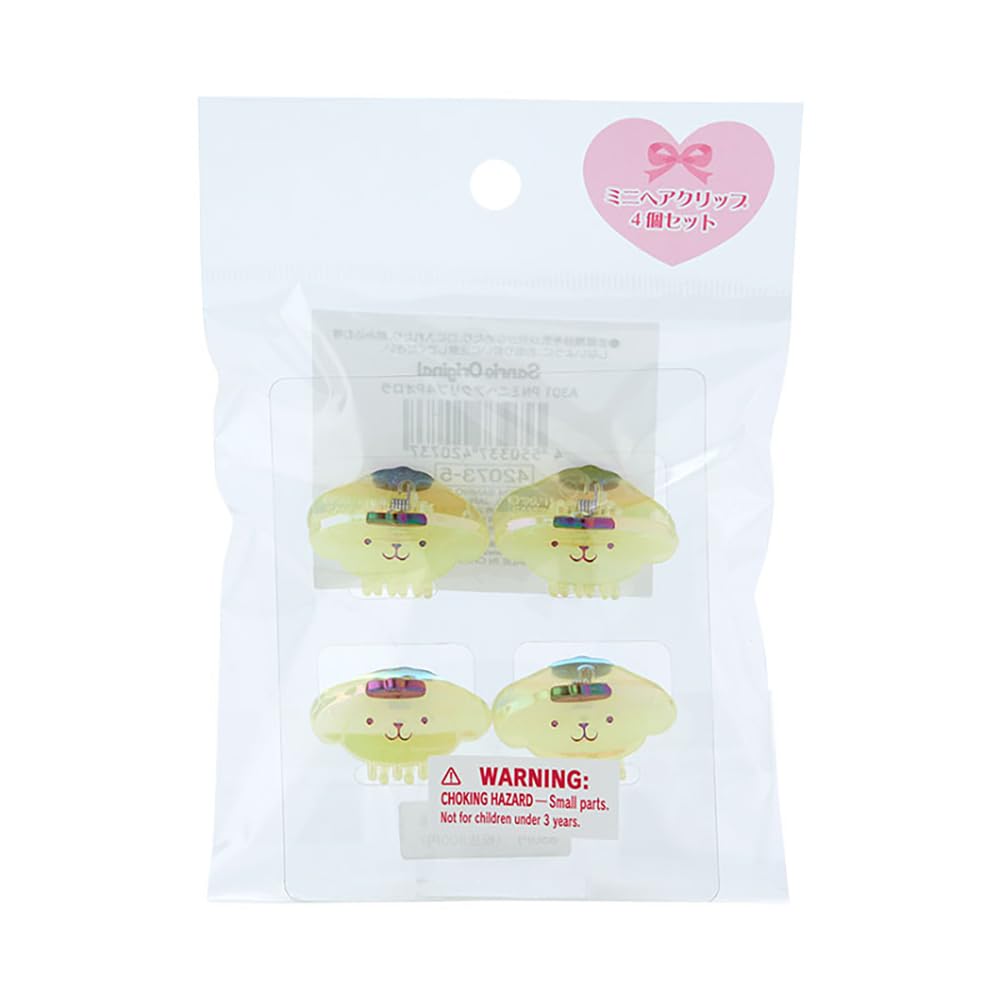 SANRIO Мини-заколки для волос Набор из 4 штук Aurora Pompompurin Purin POMPOMPURIN Персонаж 420735
SANRIO Мини-заколки для волос Набор из 4 штук Aurora Pompompurin Purin POMPOMPURIN Персонаж 420735
