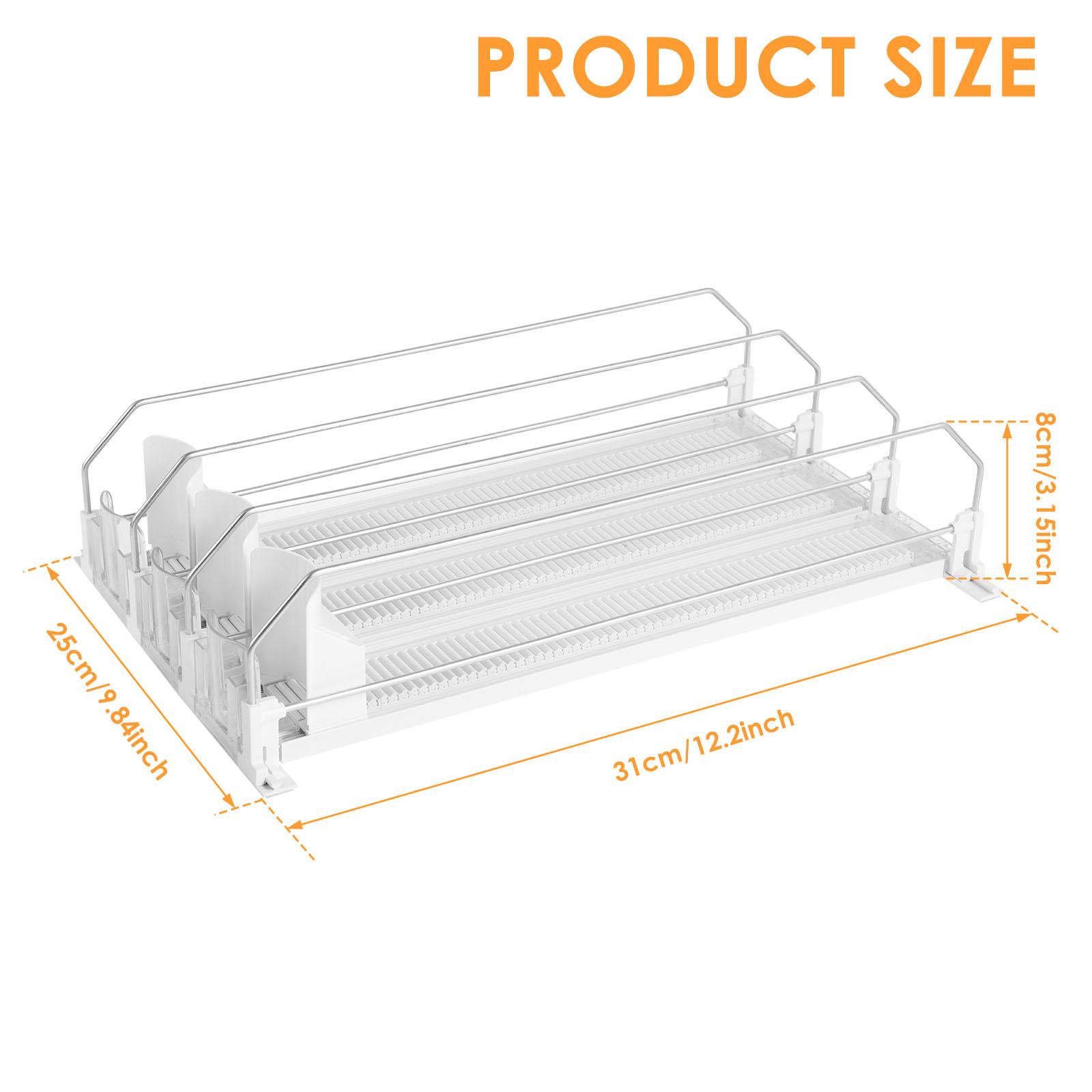 3 ряда напитков самораздвижная полка для холодильника с регулируемой шириной диспенсера для банок содовой колы, пива, яиц, кухонный органайзер
3 ряда напитков самораздвижная полка для холодильника с регулируемой шириной диспенсера для банок содовой колы, пива, яиц, кухонный органайзер