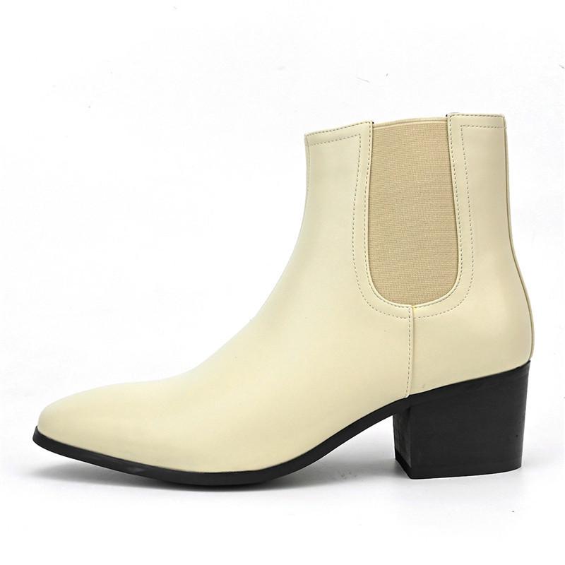 New Designer Winter Pointed Leather 6 cm high heels Chelsea Ankle Boots For Men s Fashion Hip-hop High Tops Motorcycle Shoes 43 жовтий
New Designer Winter Pointed Leather 6 cm high heels Chelsea Ankle Boots For Men s Fashion Hip-hop High Tops Motorcycle Shoes 43 жовтий