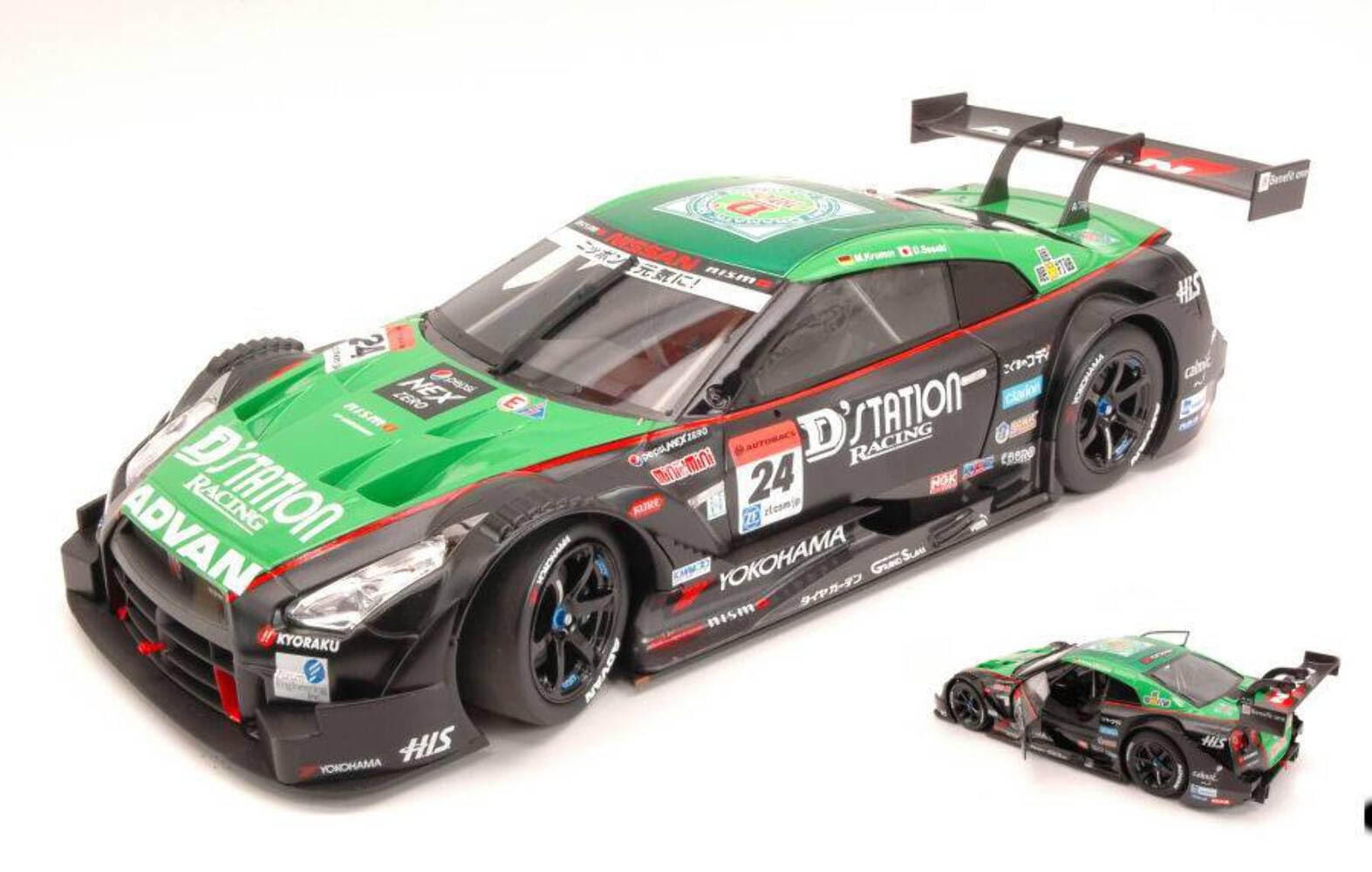 Ebro ADVAN SUPER GT500 2014 Fuji Завершенный продукт 1/18 D station GT-R Rd.2 No.24
Ebro ADVAN SUPER GT500 2014 Fuji Завершенный продукт 1/18 D station GT-R Rd.2 No.24