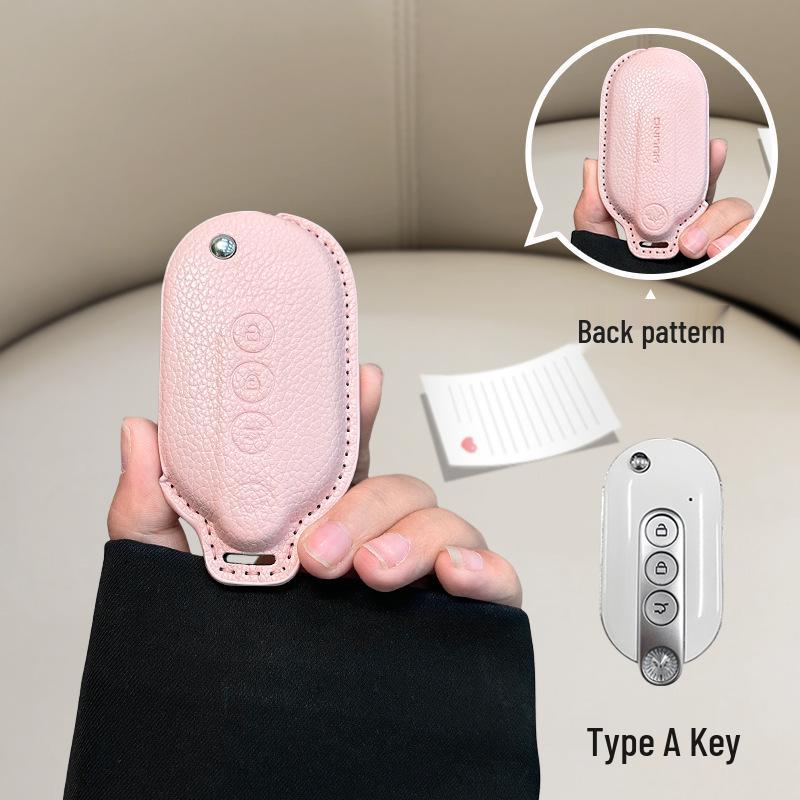 In-Stock Wuling Bingo Key Cover - French Style, Fully Enclosed, Baojun Leather, Clear Sky Buckle Shell
In-Stock Wuling Bingo Key Cover - French Style, Fully Enclosed, Baojun Leather, Clear Sky Buckle Shell