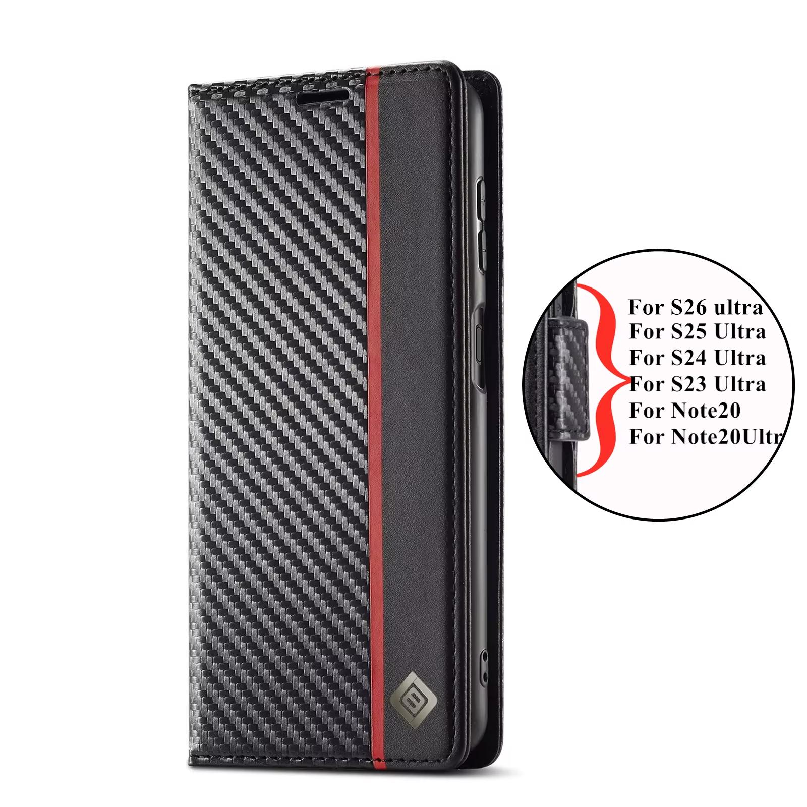 Carbon Fiber Leather Case for Samsung Galaxy S26 S25 S24 S23 Ultra S22 S21 S20 FE S10 Plus Note 20 + Business Wallet Card Cover Galaxy S25 Ultra
Carbon Fiber Leather Case for Samsung Galaxy S26 S25 S24 S23 Ultra S22 S21 S20 FE S10 Plus Note 20 + Business Wallet Card Cover Galaxy S25 Ultra