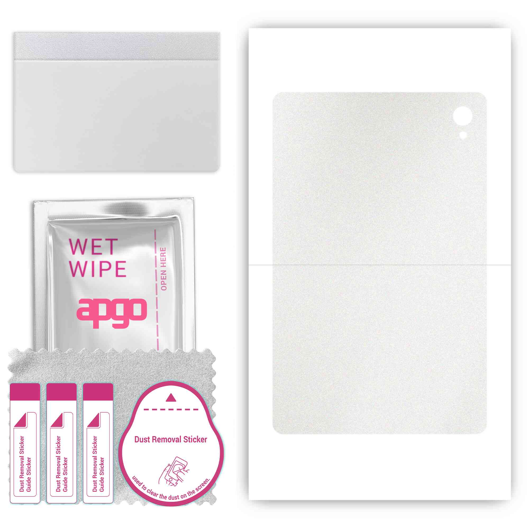 apgo Protective Skin Sticker for the back compatible with Acer Sospiro AS10W, Wrap Film, Foil, Vinyl - Pattern Matte Transparent
apgo Protective Skin Sticker for the back compatible with Acer Sospiro AS10W, Wrap Film, Foil, Vinyl - Pattern Matte Transparent