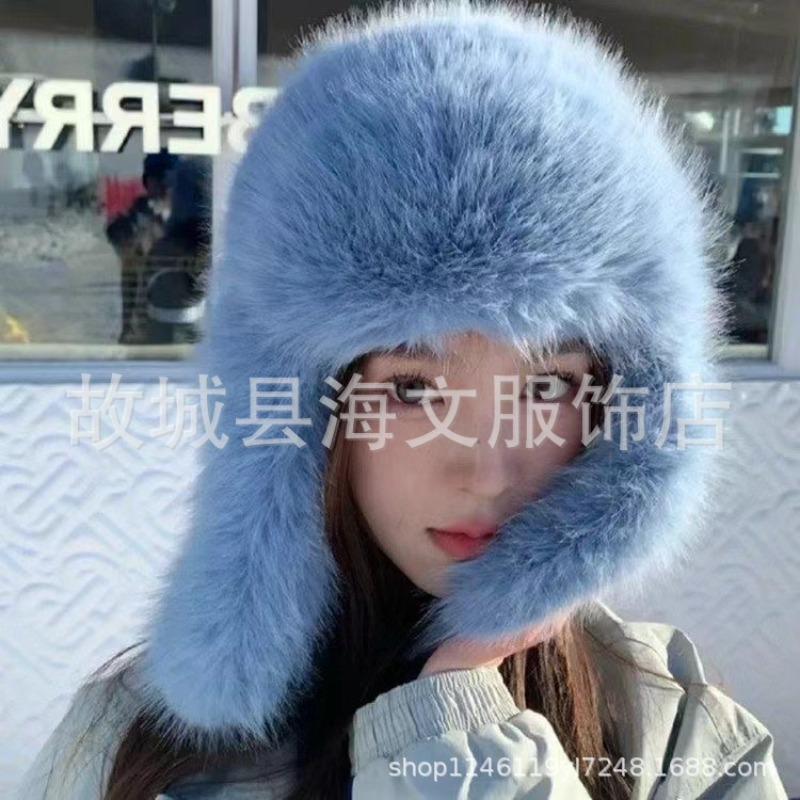 Blue imitation fox female winter plush northern skiing cold-proof warm ear protection hat fleece thickened hat One size небесно-голубой
Blue imitation fox female winter plush northern skiing cold-proof warm ear protection hat fleece thickened hat One size небесно-голубой