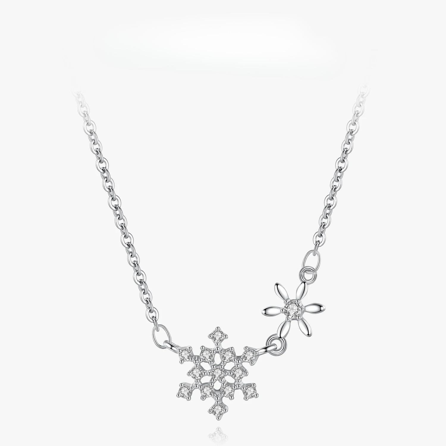 Ailmay Genuine Sterling Silver Dazzling Clear Simple Snowflake Shape Pendant Necklace Fine Female Fashion Jewelry
Ailmay Genuine Sterling Silver Dazzling Clear Simple Snowflake Shape Pendant Necklace Fine Female Fashion Jewelry