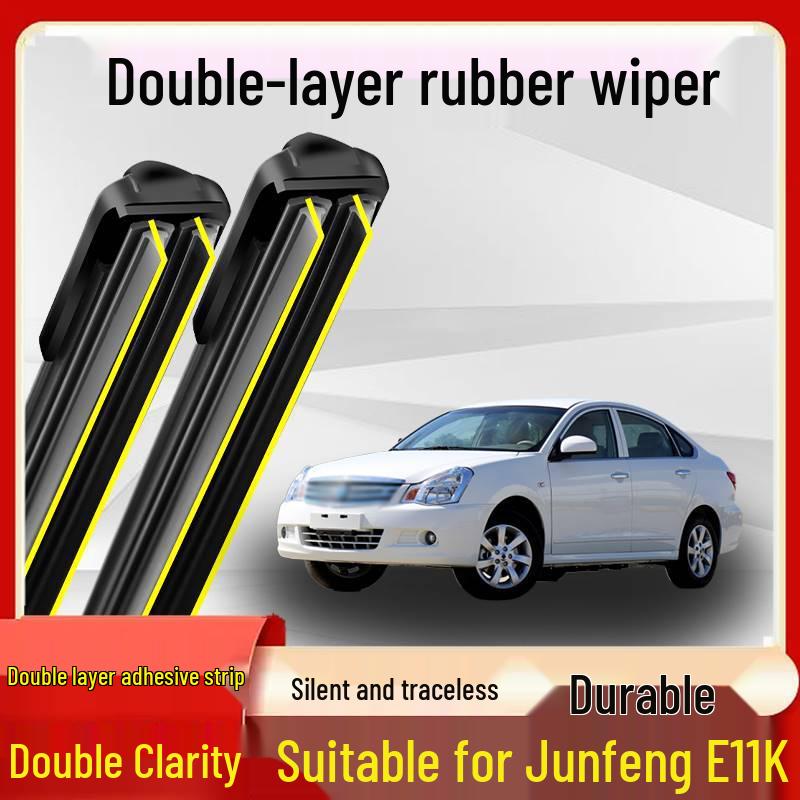 Dongfeng Junfeng E11K 2019 Silent Boneless Wiper Double-Layer Rubber Strip Special Single-Layer Front Wiper Pair
Dongfeng Junfeng E11K 2019 Silent Boneless Wiper Double-Layer Rubber Strip Special Single-Layer Front Wiper Pair