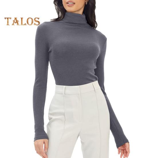 Женские топы-топы облегающего кроя с наборным воротником, с длинным рукавом, однотонный пуловер, рубашка, эластичный джемпер, повседневная одежда M серый
Женские топы-топы облегающего кроя с наборным воротником, с длинным рукавом, однотонный пуловер, рубашка, эластичный джемпер, повседневная одежда M серый