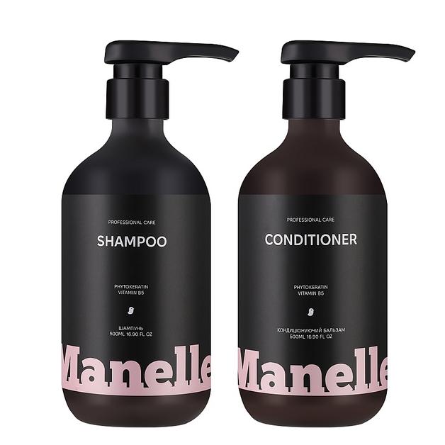 Duet set Professional care phytokeratin vitamin B5 SHAMPOO+CONDITIONER Manelle 500+500 ml
Duet set Professional care phytokeratin vitamin B5 SHAMPOO+CONDITIONER Manelle 500+500 ml