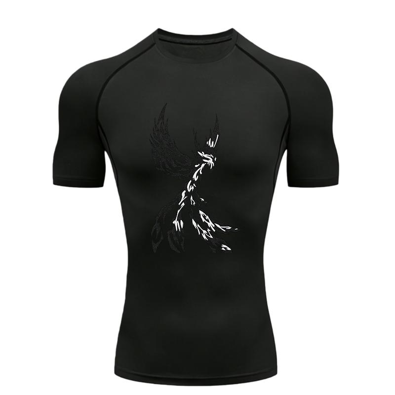 Phoenix Men s Sports T-shirt Training Fitness Compression Workout Athletic Tees Quick Dry Short Sleeve T-Shirt for Men S
Phoenix Men s Sports T-shirt Training Fitness Compression Workout Athletic Tees Quick Dry Short Sleeve T-Shirt for Men S