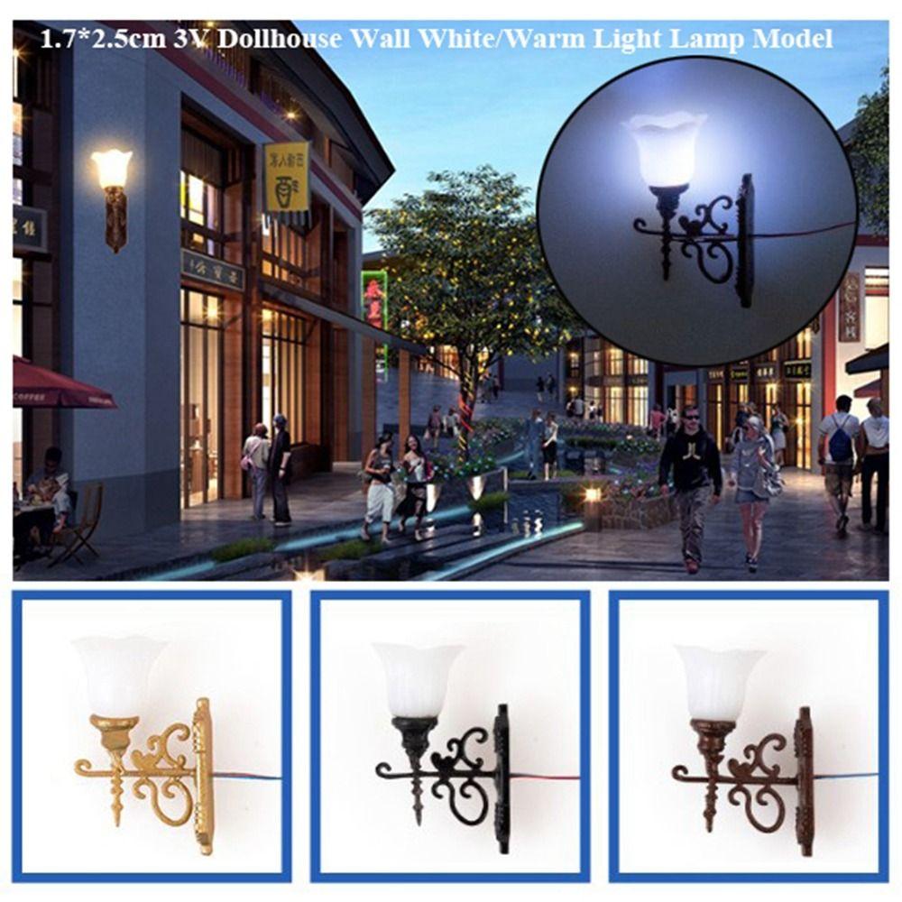 ABS Metal Material White/Warm Light Model 1.7*2.5cm Garden Yard Led Light Dollhouse Wall Lamp White Light Bronze
ABS Metal Material White/Warm Light Model 1.7*2.5cm Garden Yard Led Light Dollhouse Wall Lamp White Light Bronze