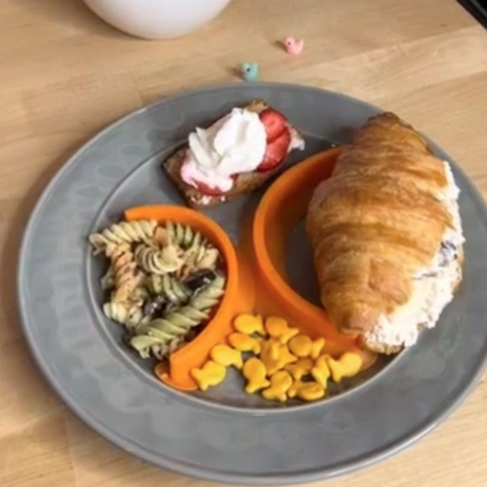 4pcs with Suction Cup Plate Divider Silicone Food Space Divider Food Partition Plate Fitness прозорий
4pcs with Suction Cup Plate Divider Silicone Food Space Divider Food Partition Plate Fitness прозорий
