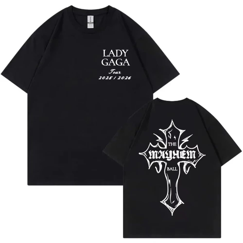 Lady Gaga The Mayhem Ball Tour 2025 T-shirt Men Women s Clothing Fashion Rock T-shirts High Quality Cotton Short Sleeve T Shirts 5XL різнокольоровий
Lady Gaga The Mayhem Ball Tour 2025 T-shirt Men Women s Clothing Fashion Rock T-shirts High Quality Cotton Short Sleeve T Shirts 5XL різнокольоровий
