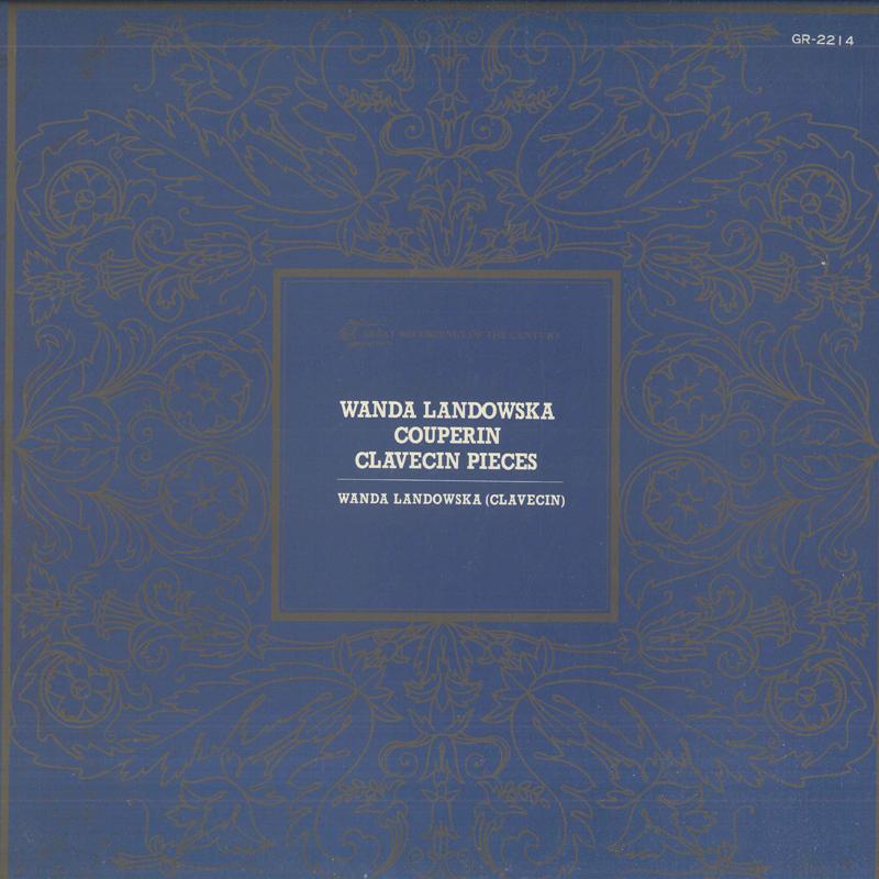 LP Record WANDA LANDOWSKA Couperin Clavecin Pieces GR2214 ANGEL Japan Classical Used
LP Record WANDA LANDOWSKA Couperin Clavecin Pieces GR2214 ANGEL Japan Classical Used