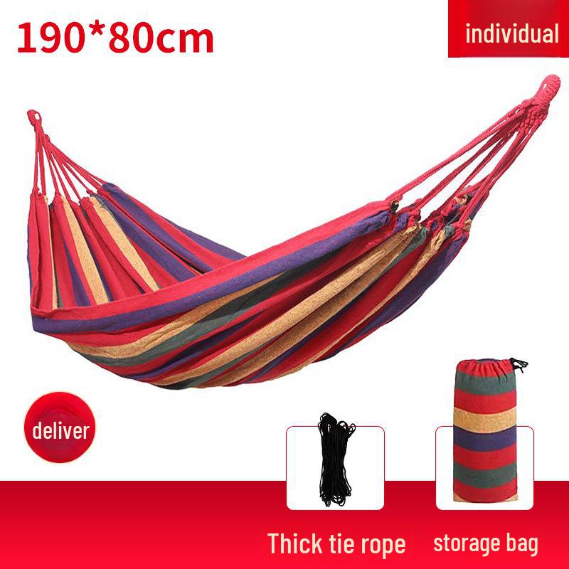 Двойной холщовый гамак с защитой от опрокидывания: Универсальный для использования внутри и снаружи помещений
Двойной холщовый гамак с защитой от опрокидывания: Универсальный для использования внутри и снаружи помещений