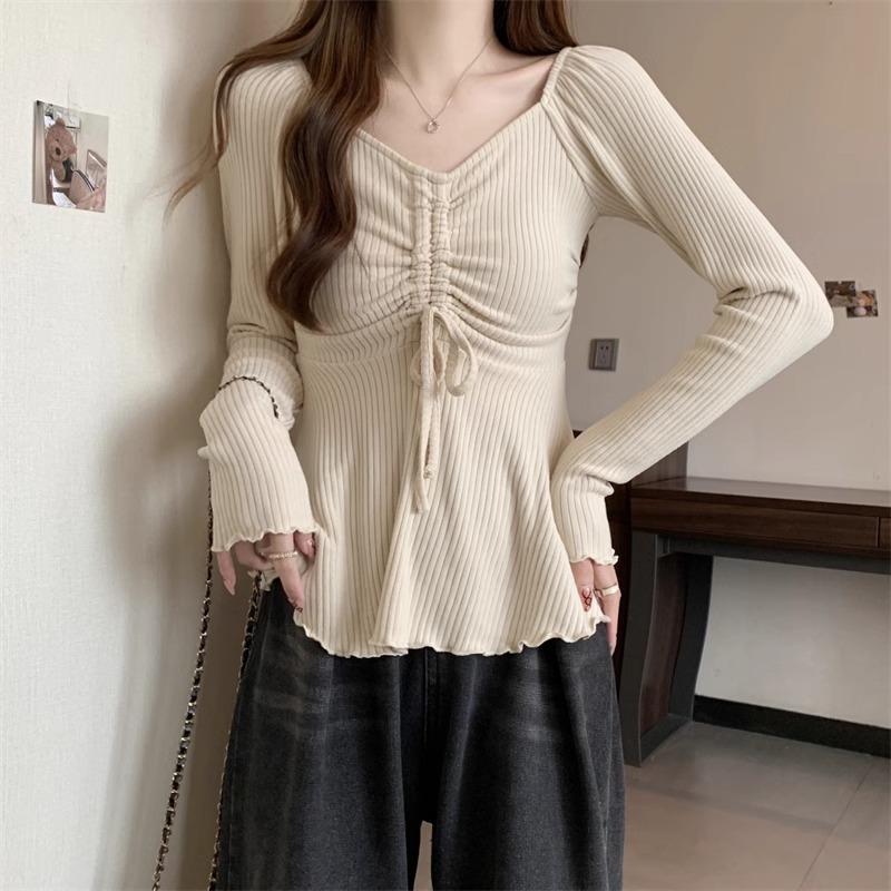 Базовая футболка большого размера с уникальными завязками для осени и зимы, сексуальный облегающий крой и топ с V-образным вырезом 4XL
Базовая футболка большого размера с уникальными завязками для осени и зимы, сексуальный облегающий крой и топ с V-образным вырезом 4XL