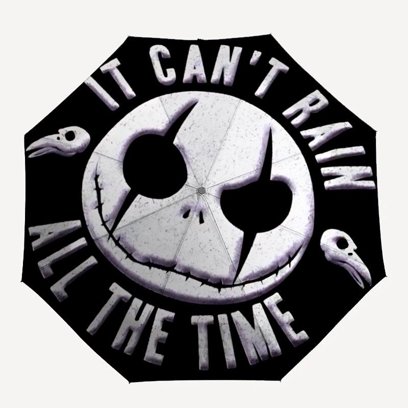 1pc Mood The Nightmare Before Christmas Automatic Cute Cool Cute Umbrella, Portable Foldable 8-Rib Manual Open with Skeleton Hand 063
1pc Mood The Nightmare Before Christmas Automatic Cute Cool Cute Umbrella, Portable Foldable 8-Rib Manual Open with Skeleton Hand 063
