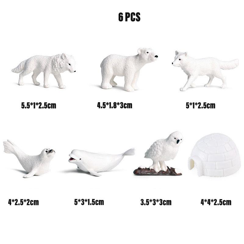 Фигурки полярных мини-животных Реалистичная модель пингвина Обучающие игрушки Образовательные Set C
Фигурки полярных мини-животных Реалистичная модель пингвина Обучающие игрушки Образовательные Set C