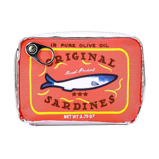 Консервированные сардины, косметичка, косметичка на молнии, косметичка для женщин, косметичка для ежедневных путешествий и деловых поездок
Консервированные сардины, косметичка, косметичка на молнии, косметичка для женщин, косметичка для ежедневных путешествий и деловых поездок