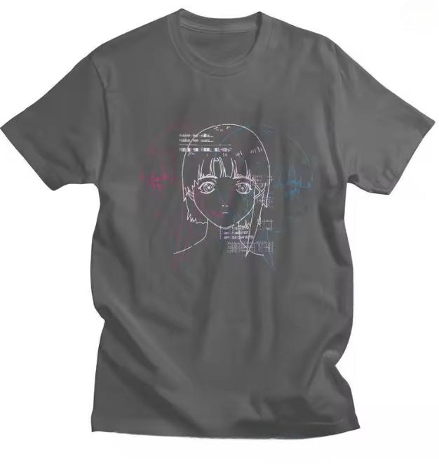 Serial ExperiUnisexts Lain T Shirt Cotton Tshirt Graphic Tshirt Japanese Glitch Aesthetic Unisexga Anime Tees Harajuku Streetwear 4XL
Serial ExperiUnisexts Lain T Shirt Cotton Tshirt Graphic Tshirt Japanese Glitch Aesthetic Unisexga Anime Tees Harajuku Streetwear 4XL