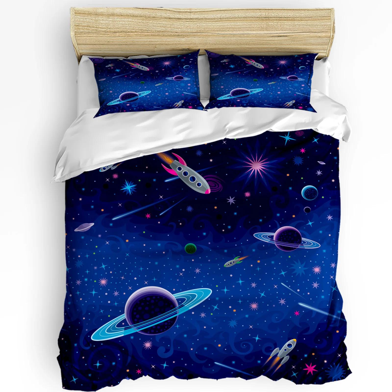 Outer Space Carton Lovely Spaceship Rocket Soft Duvet Cover featuring Pilow Case 3pcs Beding Set Comfortable Quilt Cover Double Bed Home Textile 100*200cm Single
Outer Space Carton Lovely Spaceship Rocket Soft Duvet Cover featuring Pilow Case 3pcs Beding Set Comfortable Quilt Cover Double Bed Home Textile 100*200cm Single