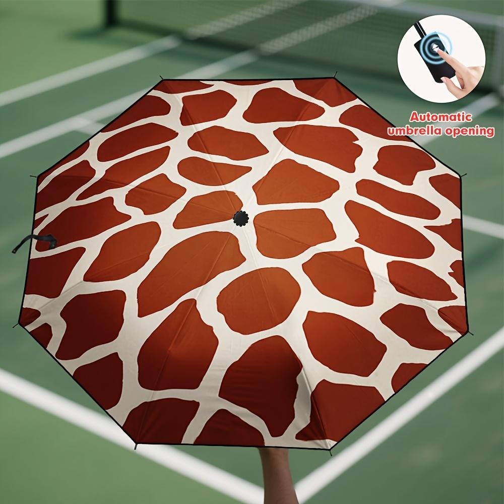 1pc Open/Close Portable Umbrella with Giraffe Print - Windproof 8-Rib Sturdy Frame, Compact Auto-Folding Canopy for s &, Beige (as the picture,iron&8K)
1pc Open/Close Portable Umbrella with Giraffe Print - Windproof 8-Rib Sturdy Frame, Compact Auto-Folding Canopy for s &, Beige (as the picture,iron&8K)