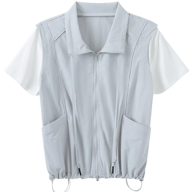 Betu Women s Summer Workwear Faux Two-Piece Short Jacket L
Betu Women s Summer Workwear Faux Two-Piece Short Jacket L