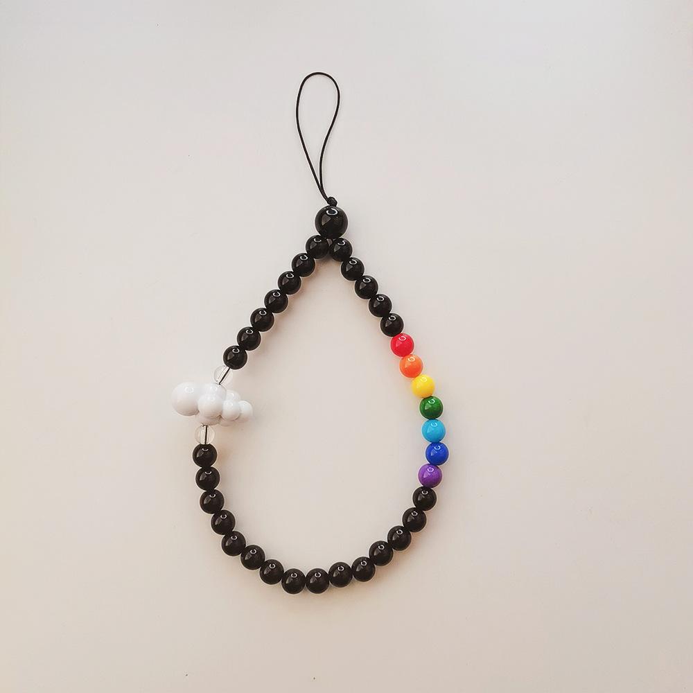 INS style new acrylic bead cloud anti-lost hand carry fashion chain short mobile phone chain
INS style new acrylic bead cloud anti-lost hand carry fashion chain short mobile phone chain
