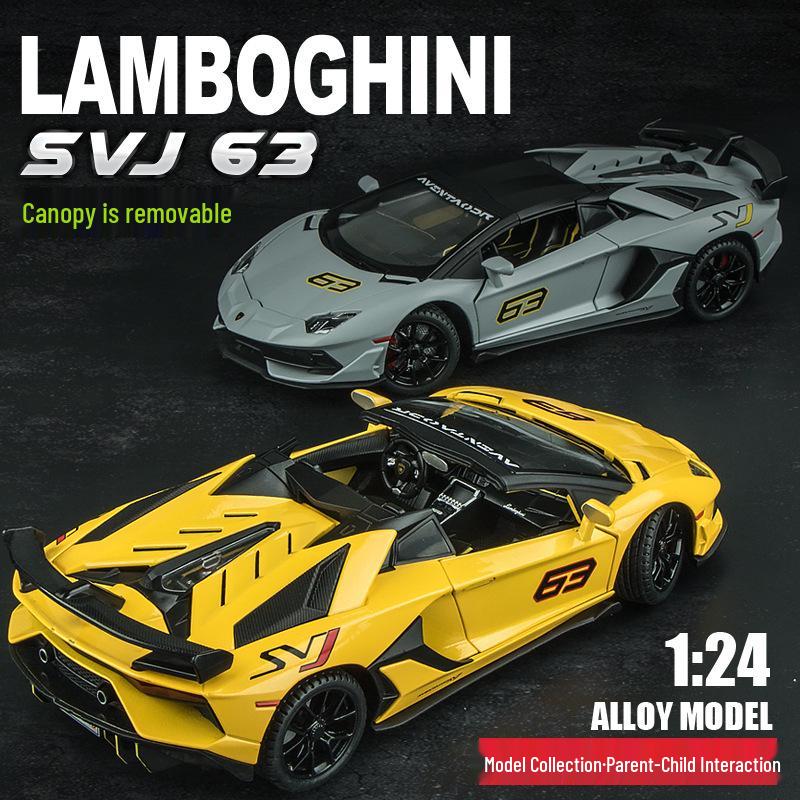 1/24 Lamborghini SV J63 Alloy Toy Car Model - Children s Three-Speed Collectible Ornament Gift, Popular Cross-Border Sale
1/24 Lamborghini SV J63 Alloy Toy Car Model - Children s Three-Speed Collectible Ornament Gift, Popular Cross-Border Sale