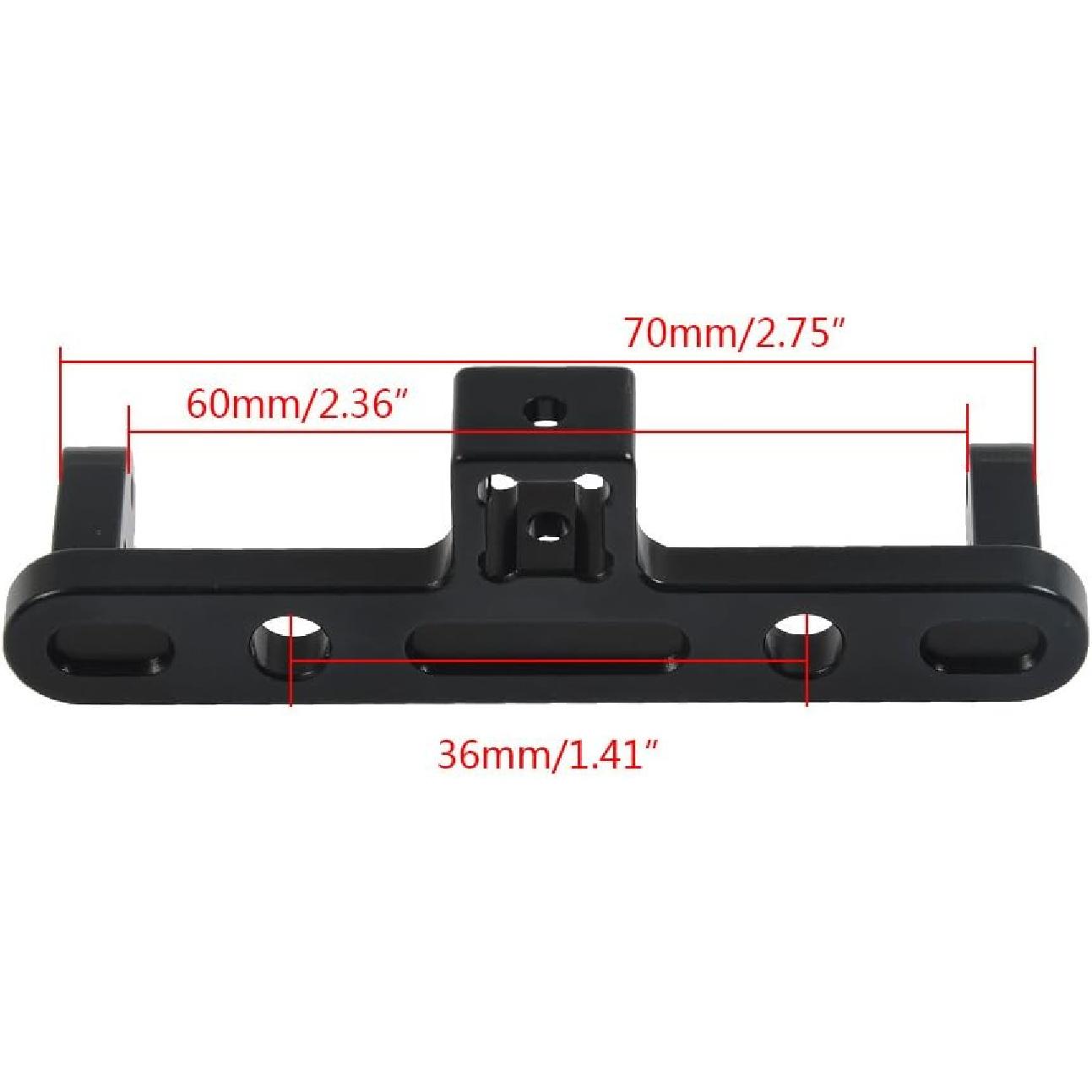 RCLions CNC Aluminum Adjustable Drop Trailer Hitch Receiver for Axial SCX10-II 90046 1/10 RC Crawler Car
RCLions CNC Aluminum Adjustable Drop Trailer Hitch Receiver for Axial SCX10-II 90046 1/10 RC Crawler Car