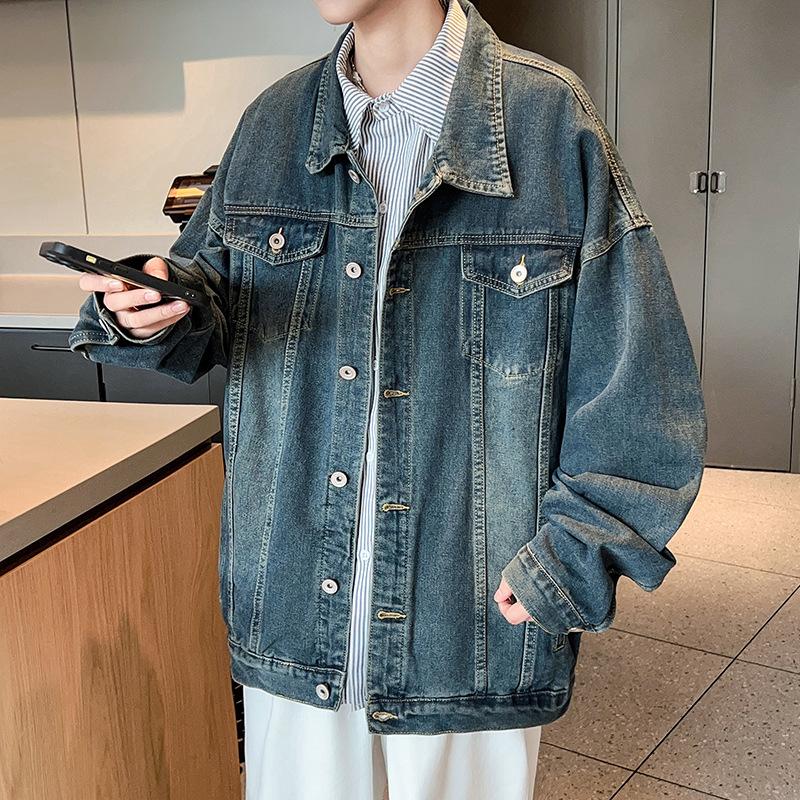 New Fashion Retro High Street Denim Jacket Men s Polo Collar Student Versatile Autumn Fashion Brand Coat Denim Coat Men s
New Fashion Retro High Street Denim Jacket Men s Polo Collar Student Versatile Autumn Fashion Brand Coat Denim Coat Men s