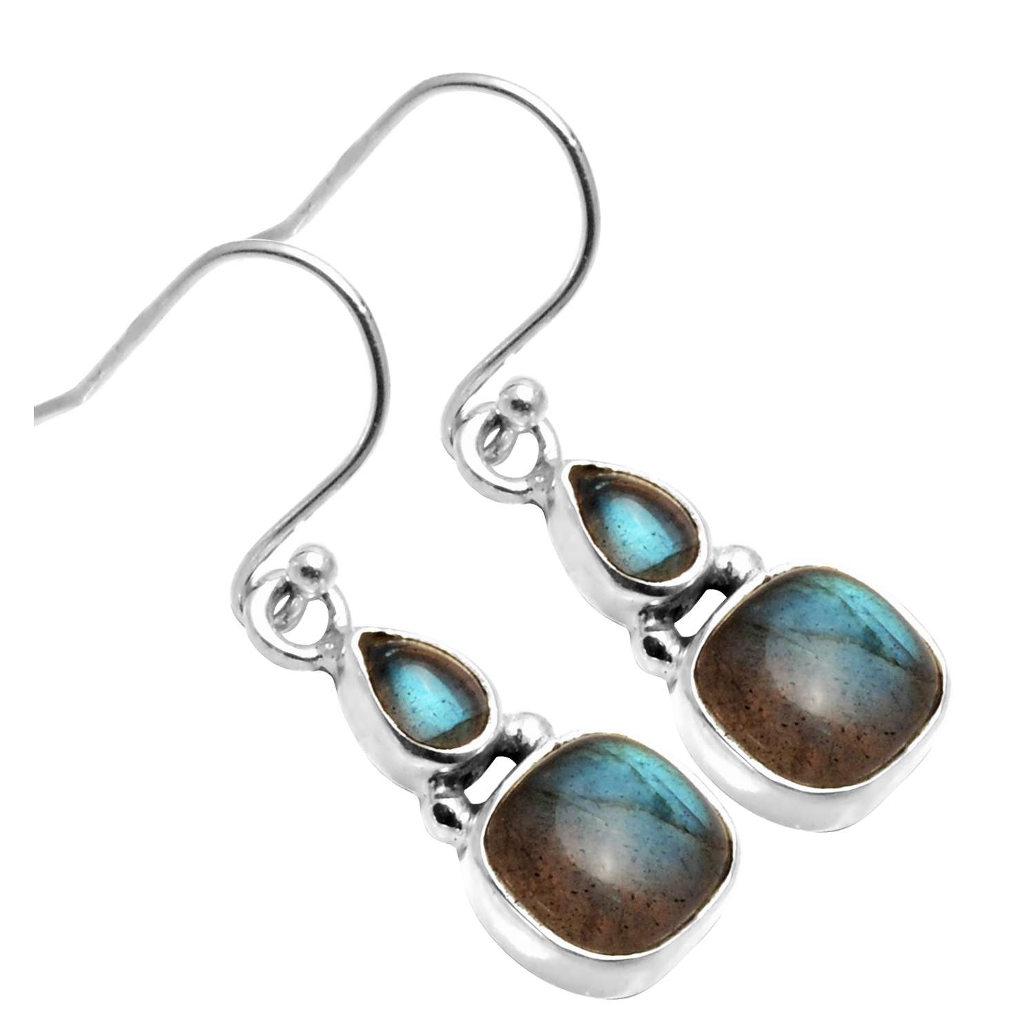 Labradorite Gemstone Earrings Solid 925 Sterling Silver Handmade Earrings Jewelry Gift For Women And Girls E-2993
Labradorite Gemstone Earrings Solid 925 Sterling Silver Handmade Earrings Jewelry Gift For Women And Girls E-2993