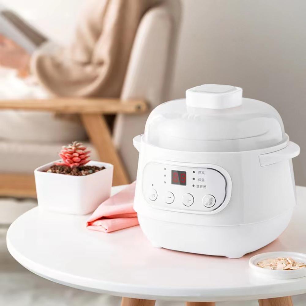 220V 1L Mini Electric Stewing Pot Ceramic Inner Multi Cooker Household Automatic Electric Slow Stewart Boiling Porridge Soup pot белый
220V 1L Mini Electric Stewing Pot Ceramic Inner Multi Cooker Household Automatic Electric Slow Stewart Boiling Porridge Soup pot белый