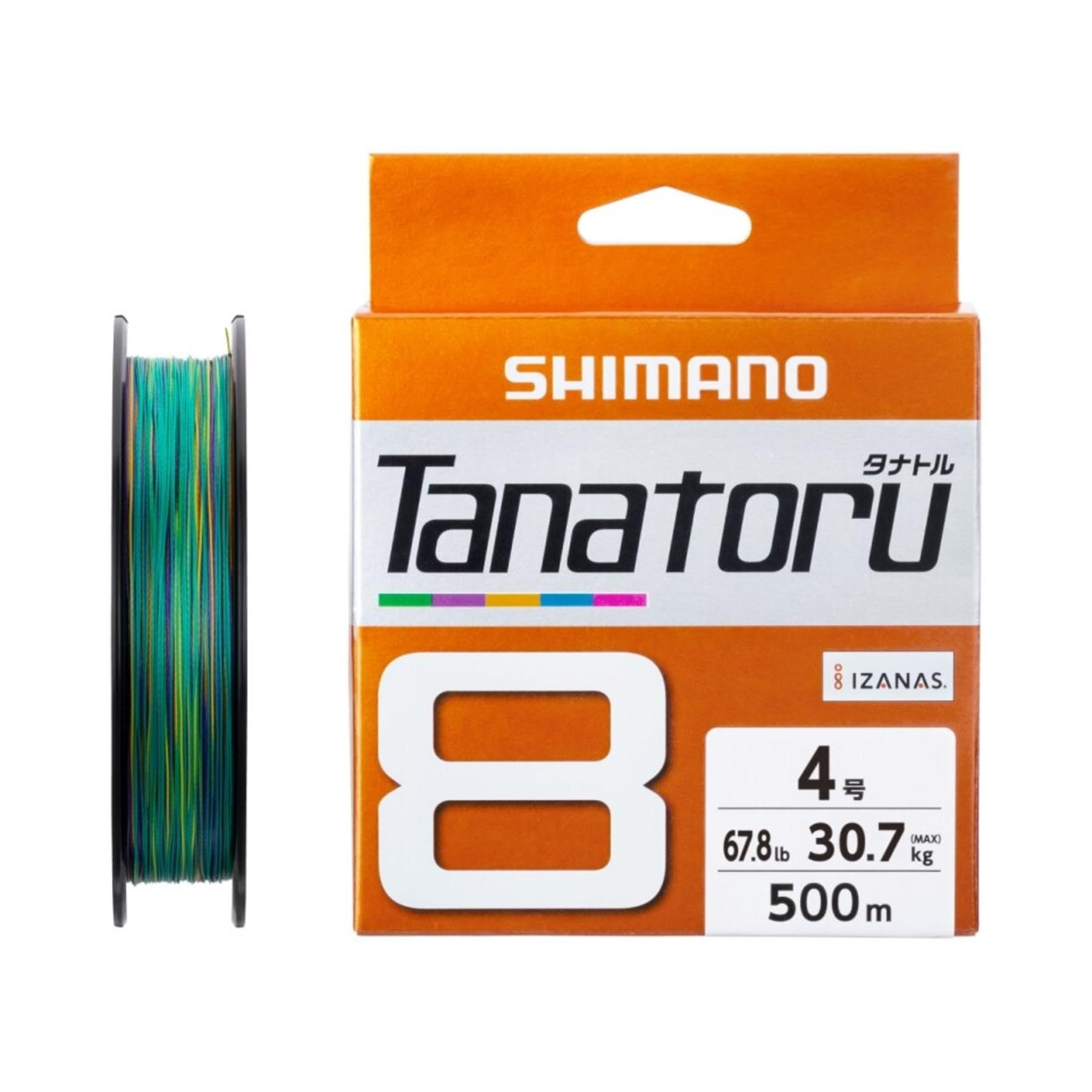 Shimano PE Line Tanatoru 8 500m 5 Colors PL-F88S #4
Shimano PE Line Tanatoru 8 500m 5 Colors PL-F88S #4