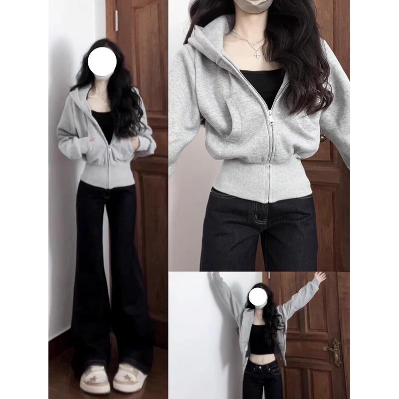 Women s Slimming Grey Hoodie Jacket - Versatile for Spring and Autumn Extra Large
Women s Slimming Grey Hoodie Jacket - Versatile for Spring and Autumn Extra Large