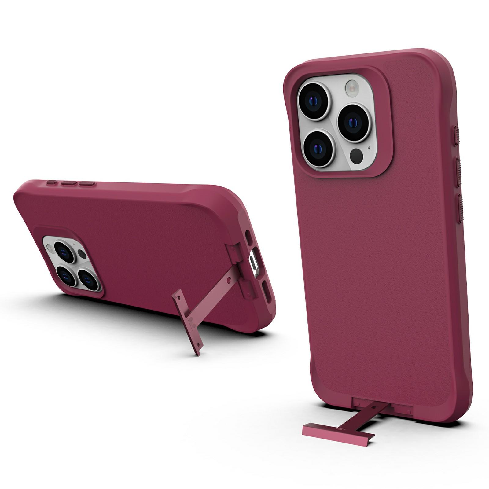 For iPhone 13 Pro Max Magnetic Case PC+TPU Phone Cover with Hidden Kickstand Red
For iPhone 13 Pro Max Magnetic Case PC+TPU Phone Cover with Hidden Kickstand Red