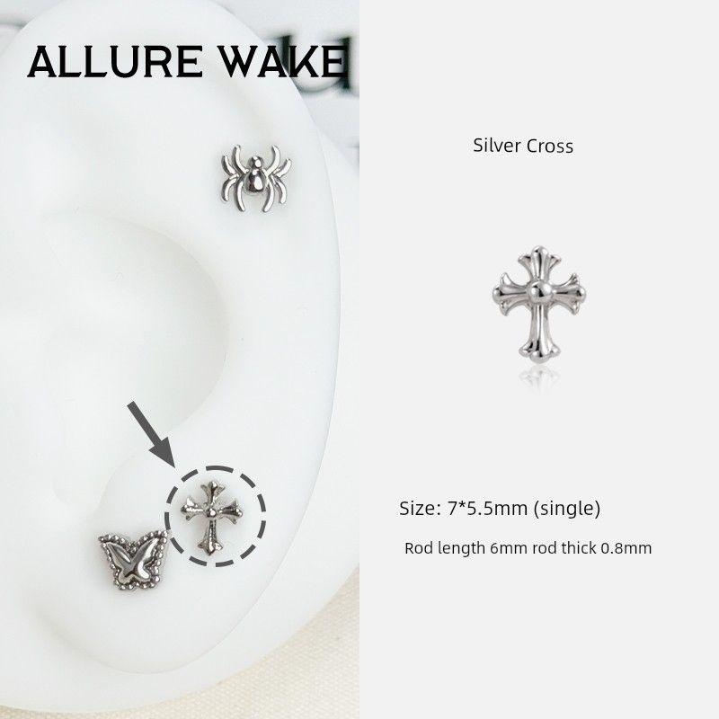 Half Moon Bend | Arur Medical Titanium Steel Ear Bone Stud Sleep No Need to Take off Titanium Alloy Pierced-Ear-Caring Ear Studs Female Silver Cross {single}
Half Moon Bend | Arur Medical Titanium Steel Ear Bone Stud Sleep No Need to Take off Titanium Alloy Pierced-Ear-Caring Ear Studs Female Silver Cross {single}