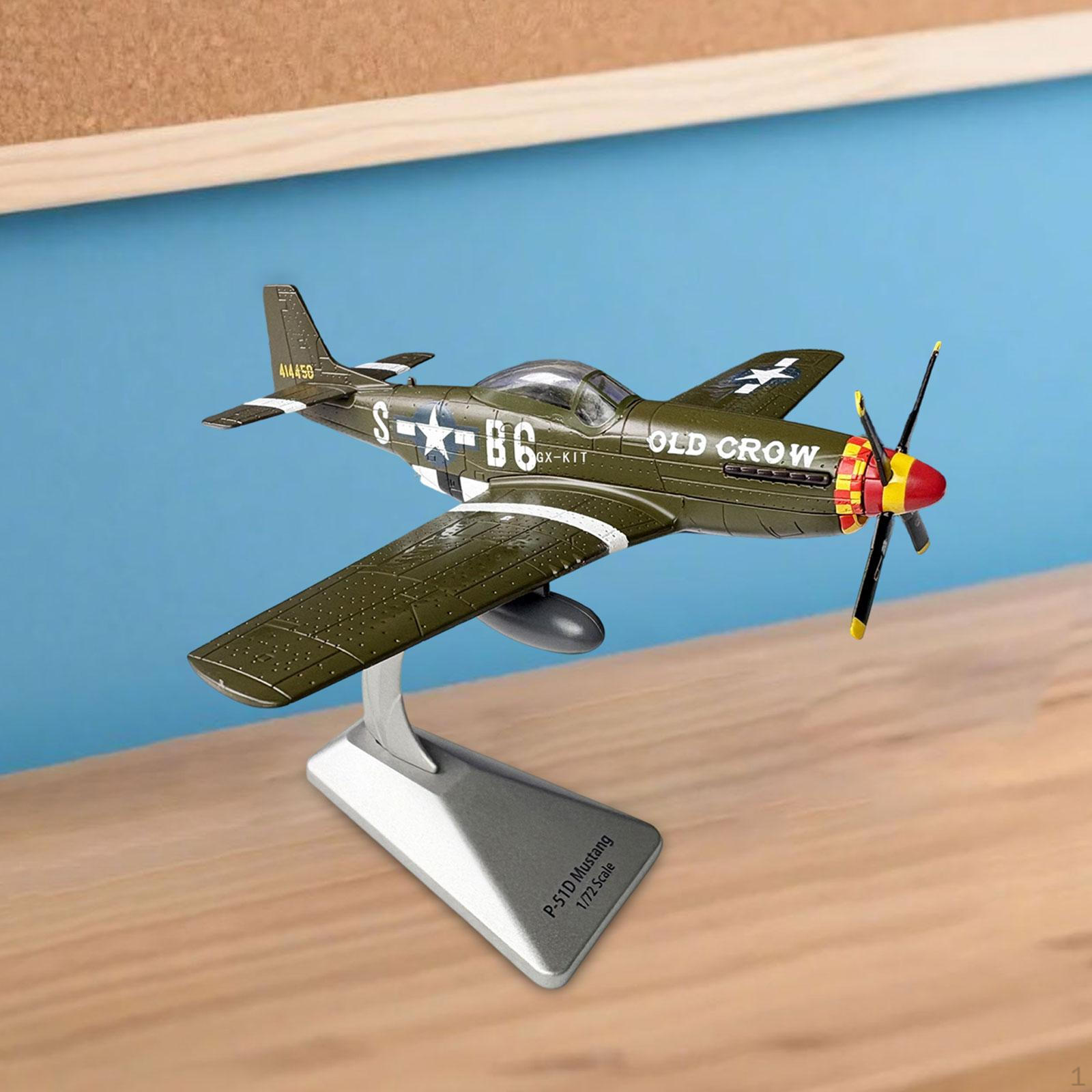 1/72 P51D Fighter Model with Display Base Ornament Attack Aircraft Toy Airplane for Bar Cafes,
1/72 P51D Fighter Model with Display Base Ornament Attack Aircraft Toy Airplane for Bar Cafes,