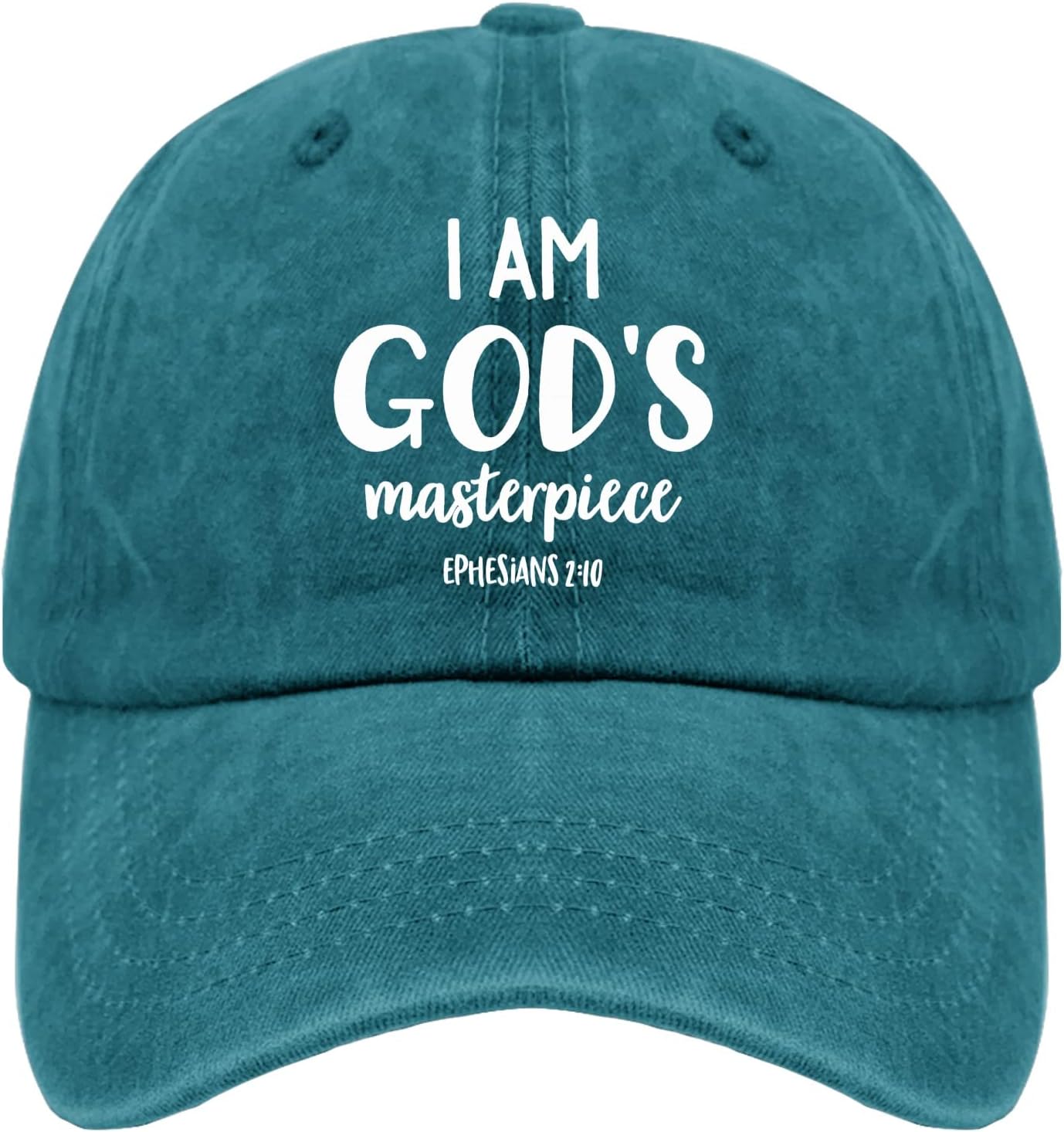 Gods Masterpiece Bible Verse Baseball Cap Christian Denim Washed Casual Adjustable Hat Unisex One Size
Gods Masterpiece Bible Verse Baseball Cap Christian Denim Washed Casual Adjustable Hat Unisex One Size