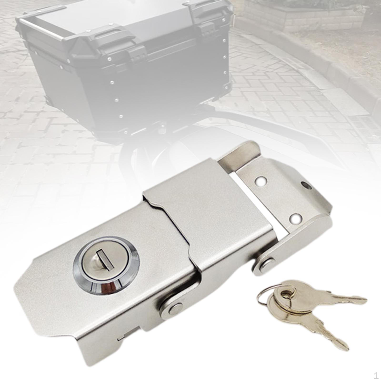 Motorcycle Rear Trunk Lock Stainless Steel Motorbike Accessories Tail 12.7cmx5cm
Motorcycle Rear Trunk Lock Stainless Steel Motorbike Accessories Tail 12.7cmx5cm