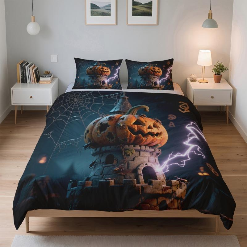 2025 new digital printing Halloween pumpkin series bedding three-piece Halloween atmosphere bedding without sheets US Twin
2025 new digital printing Halloween pumpkin series bedding three-piece Halloween atmosphere bedding without sheets US Twin