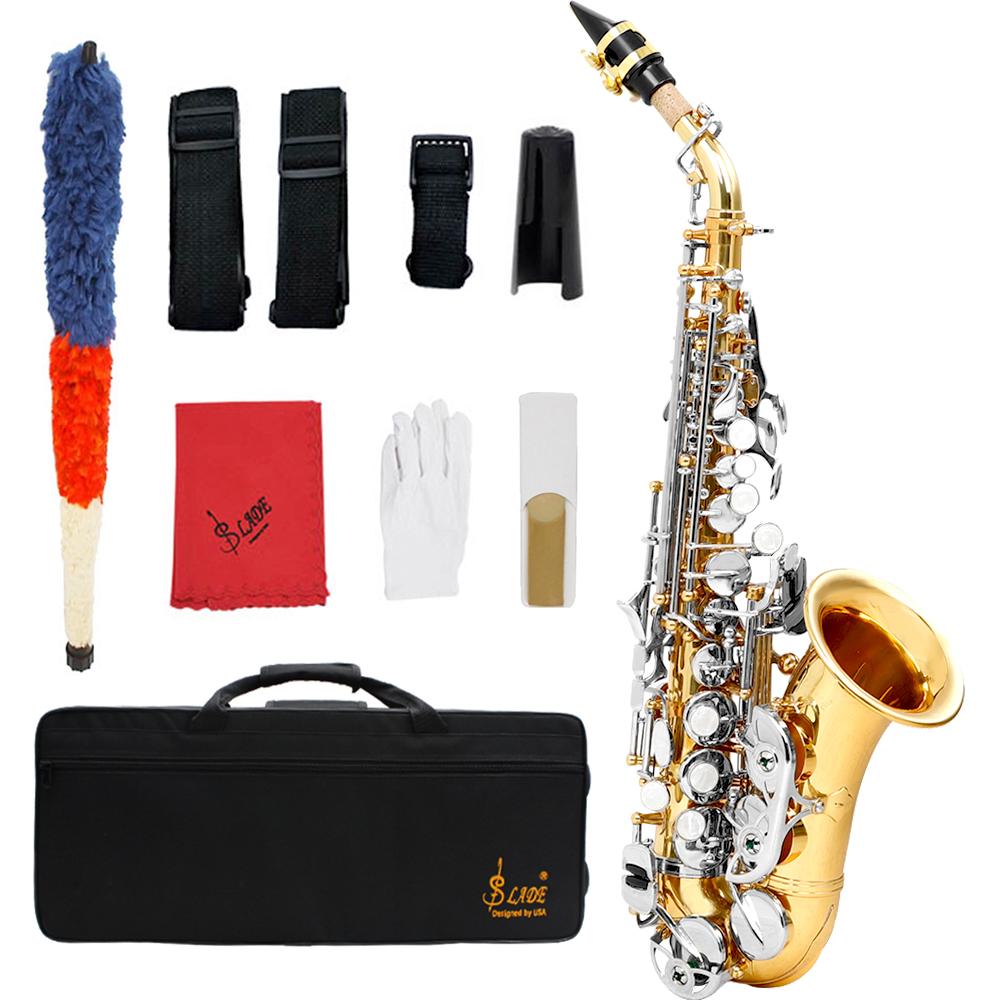 B Flat Soprano Saxophone Brass Sax Engraved Floral Saxofon with Case Reeds Pro Woodwind Instrument Parts & Accessories
B Flat Soprano Saxophone Brass Sax Engraved Floral Saxofon with Case Reeds Pro Woodwind Instrument Parts & Accessories