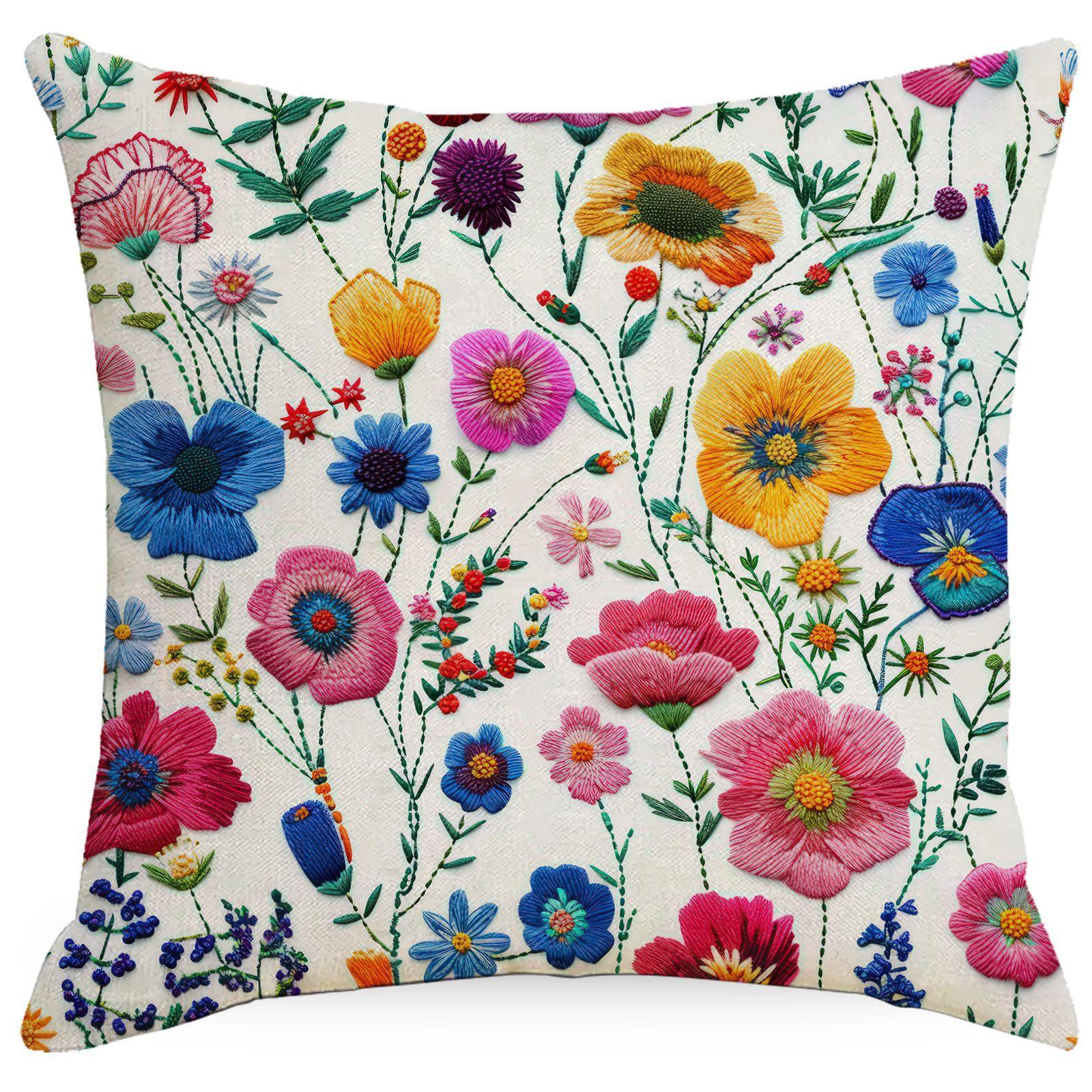 Новая наволочка с имитацией вышивки, с цветочным узором, для дома, для дивана, декоративная 45 * 45Cm
Новая наволочка с имитацией вышивки, с цветочным узором, для дома, для дивана, декоративная 45 * 45Cm