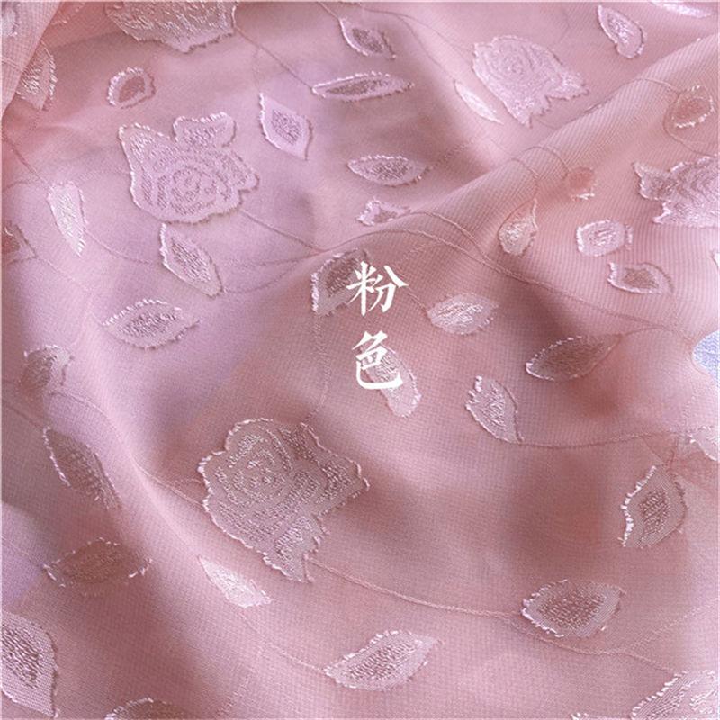 Jacquard Fabrics Chiffon Breathable Soft Dress Clothing Fabric DIY Chinese Style Skin-friendly Material Sewing Apparel Accessory 150x50cm
Jacquard Fabrics Chiffon Breathable Soft Dress Clothing Fabric DIY Chinese Style Skin-friendly Material Sewing Apparel Accessory 150x50cm