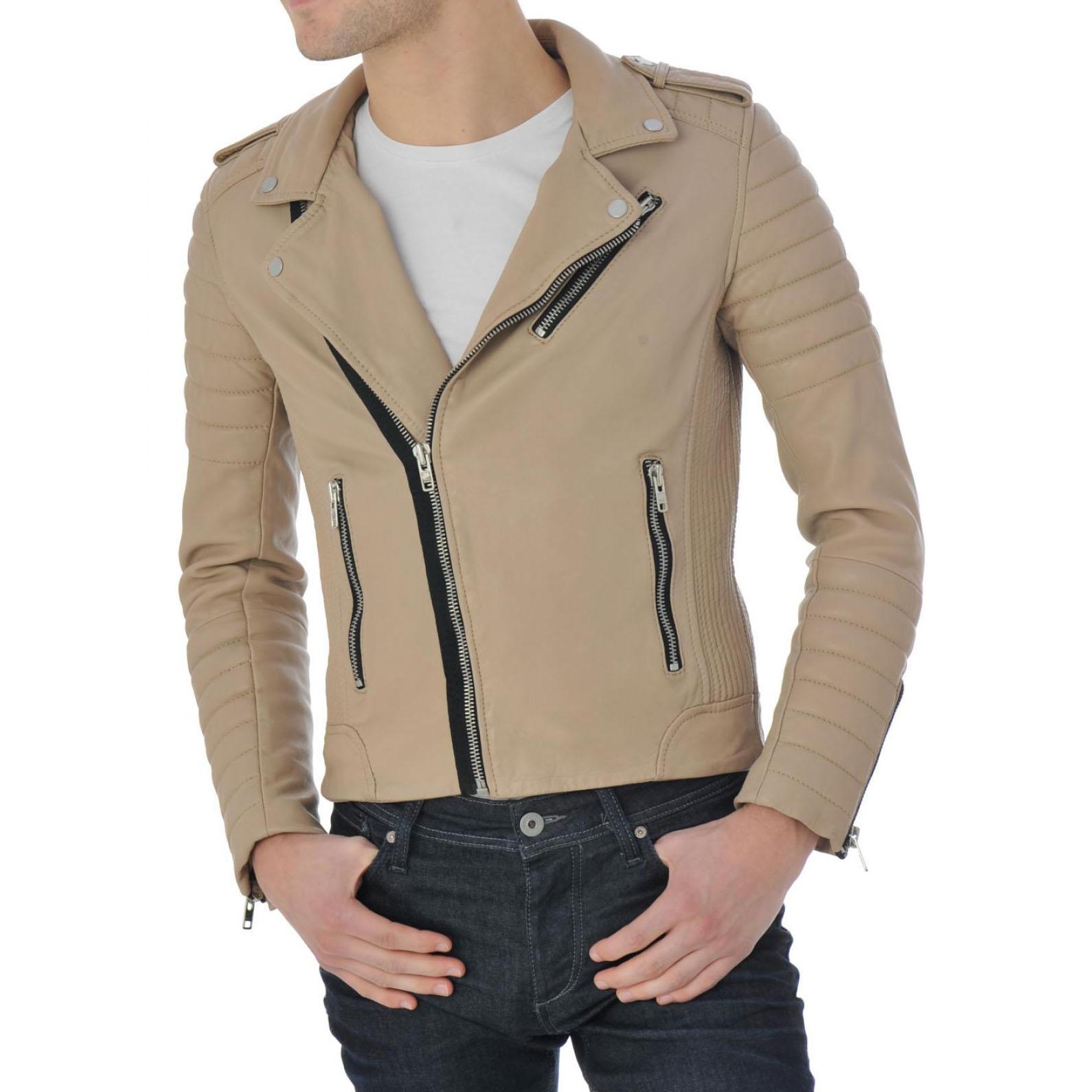 SkinOutfit Men s Genuine Lambskin Beige Leather Jacket Stylish Motorcycle Bomber Biker Outerwear MJ 243 M бежевий
SkinOutfit Men s Genuine Lambskin Beige Leather Jacket Stylish Motorcycle Bomber Biker Outerwear MJ 243 M бежевий