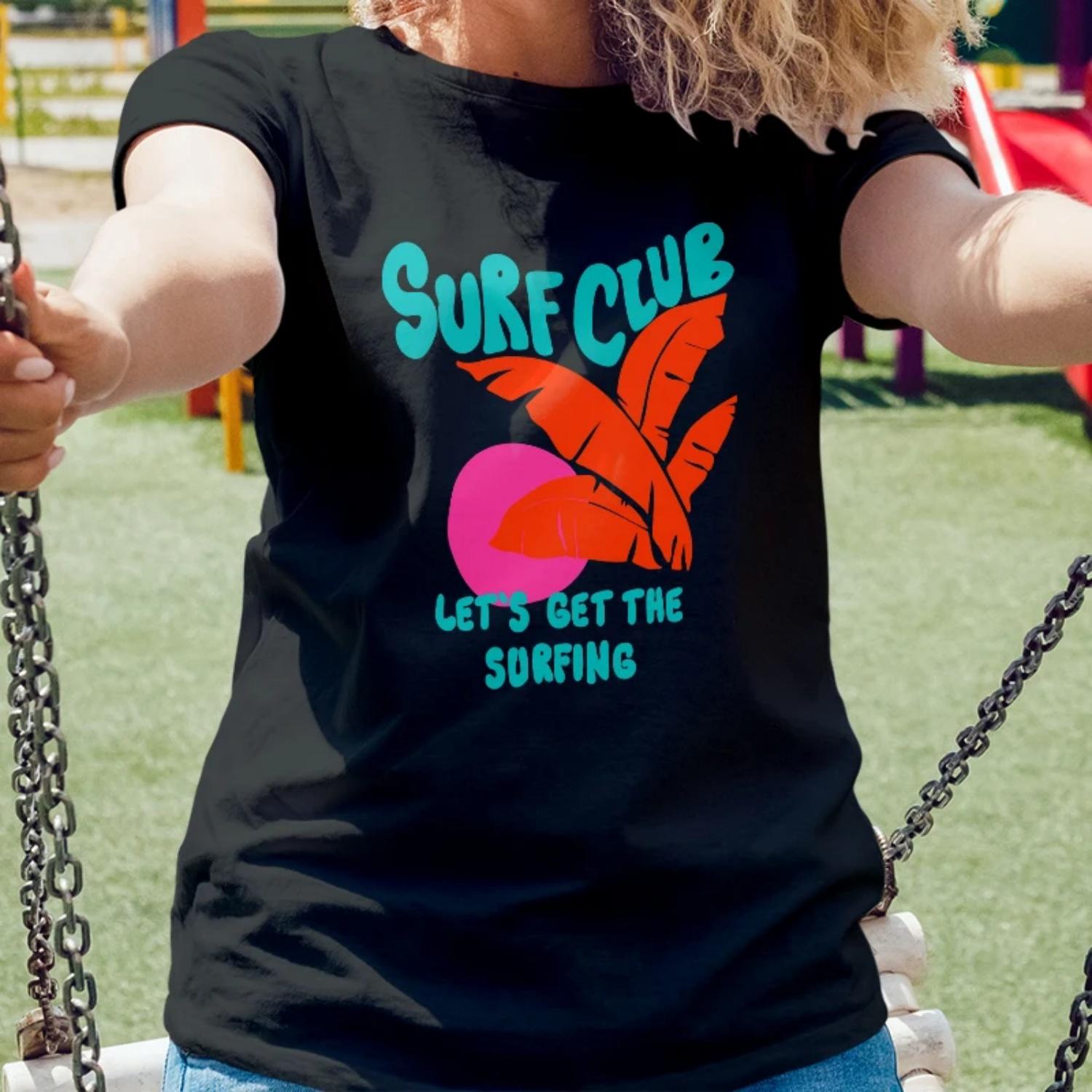 Casual White Surf Club Letter Graphic Spring Summer Beach Vacation 2025 New Fashion Trend T Shirt for Women XXXXXL чорний
Casual White Surf Club Letter Graphic Spring Summer Beach Vacation 2025 New Fashion Trend T Shirt for Women XXXXXL чорний